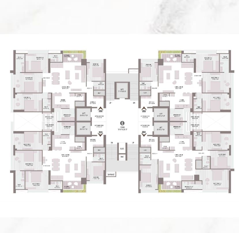 Anamika High Point floor plan layout